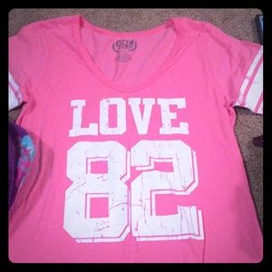 Pink love shirt
